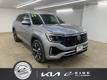 2024 Silver Mist Metallic Volkswagen Atlas Cross Sport 2.0T SEL Premium R-Line Automatic SUV 4 Door AWD 2.0L TSI Engine