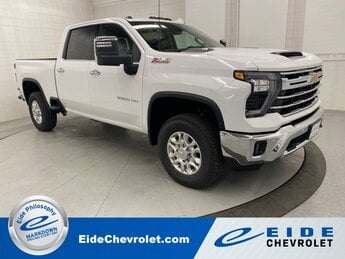 2025 Summit White Chevrolet Silverado 3500HD LTZ Automatic 4X4 Duramax 6.6L V8 Turbodiesel Engine