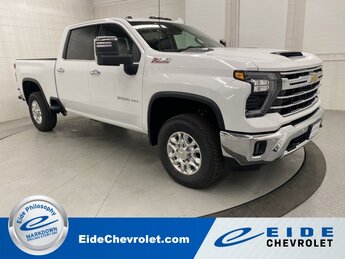 2025 Summit White Chevrolet Silverado 3500HD LTZ Automatic 4X4 Duramax 6.6L V8 Turbodiesel Engine