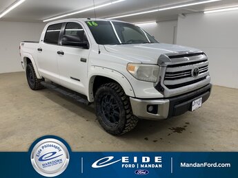 2016 Super White Toyota Tundra SR5 4 Door 5.7L 8-Cylinder SMPI DOHC Engine 4X4