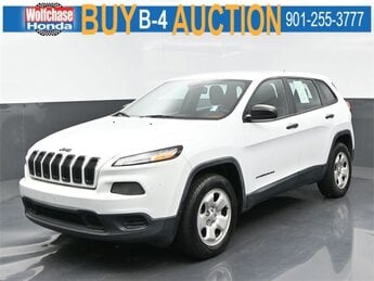 2014 Bright White Clearcoat Jeep Cherokee Sport SUV Automatic 4X4 4 Door 2.4L I4 MultiAir Engine