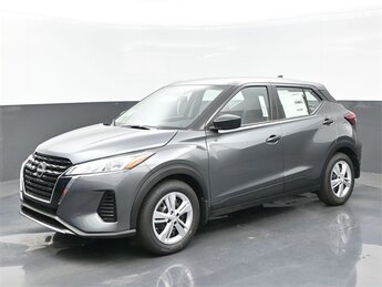 2025 Gun Metallic Nissan Kicks S 1.6L 4-Cylinder DOHC 16V Engine Automatic (CVT) 4 Door