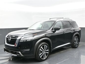 2025 Super Black Nissan Pathfinder Platinum 4 Door Automatic 3.5L V6 DOHC Engine SUV