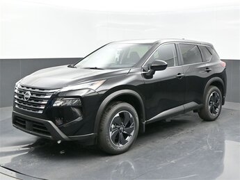 2025 Super Black Nissan Rogue SV FWD 4 Door 1.5L DOHC Engine