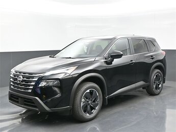 2025 Super Black Nissan Rogue SV AWD SUV 1.5L DOHC Engine Automatic (CVT)