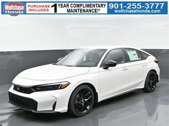 2025 Platinum White Pearl Honda Civic Sport 2.0L I4 DOHC 16V Engine 4 Door FWD Hatchback Automatic (CVT)