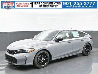 2025 Urban Gray Pearl Honda Civic Sport FWD 2.0L I4 DOHC 16V Engine 4 Door Hatchback Automatic (CVT)