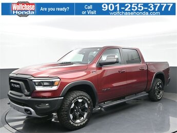 2022 Delmonico Red Pearlcoat Ram 1500 Rebel HEMI 5.7L V8 Multi Displacement VVT Engine 4X4 4 Door