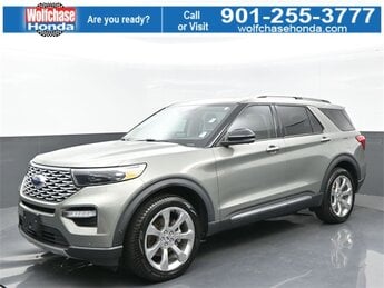 2020 Silver Spruce Metallic Ford Explorer Platinum 4 Door 4X4 3.0L EcoBoost V6 Engine SUV Automatic