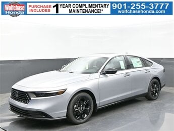 2025 Solar Silver Metallic Honda Accord SE Car FWD 1.5T I4 DOHC 16V Turbocharged VTEC Engine 4 Door