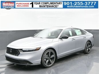 2025 Solar Silver Metallic Honda Accord Hybrid Sport 4 Door Car FWD