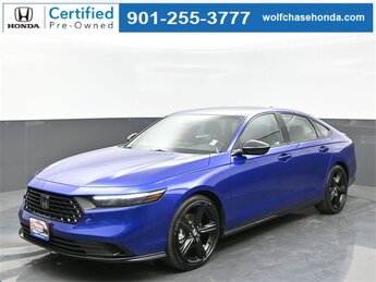 2024 Blue Honda Accord Hybrid Sport-L Automatic (CVT) Car 4 Door FWD 2.0L 16V DOHC Engine