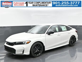 2026 Platinum White Pearl Honda Civic Sport 2.0L I4 DOHC 16V Engine Car Automatic (CVT)