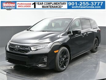 2025 Crystal Black Pearl Honda Odyssey Sport-L 3.5L V6 SOHC i-VTEC 24V Engine 4 Door Automatic
