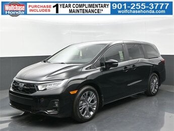 2025 Crystal Black Pearl Honda Odyssey Touring 3.5L V6 SOHC i-VTEC 24V Engine Van Automatic
