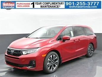 2025 Radiant Red Metallic II Honda Odyssey Elite Automatic 4 Door 3.5L V6 SOHC i-VTEC 24V Engine