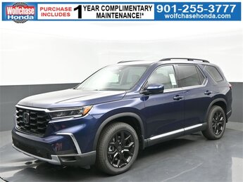 2025 Obsidian Blue Pearl Honda Pilot Touring+ 4 Door Automatic 3.5L V6 DOHC 24V Engine SUV AWD