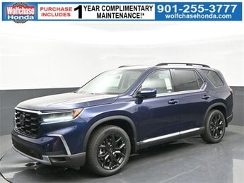 2025 Obsidian Blue Pearl Honda Pilot Touring+ 4 Door Automatic 3.5L V6 DOHC 24V Engine SUV