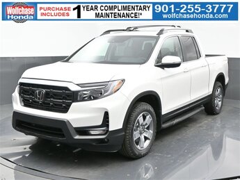 2025 Platinum White Pearl Honda Ridgeline RTL AWD 4 Door Truck 3.5L V6 SOHC i-VTEC 24V Engine Automatic
