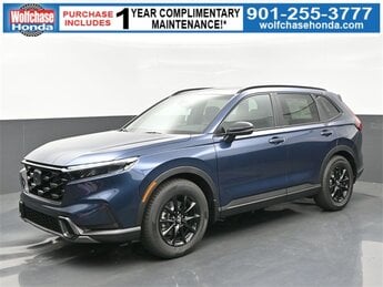 2026 Canyon River Blue Metallic Honda CR-V Hybrid Sport 2.0L I4 DOHC 16V Engine 4 Door Automatic (CVT) SUV
