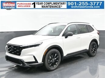 2026 Platinum White Pearl Honda CR-V Hybrid Sport 2.0L I4 DOHC 16V Engine 4 Door FWD SUV Automatic (CVT)