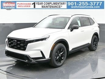 2025 Platinum White Pearl Honda CR-V Hybrid Sport AWD Automatic (CVT) 4 Door