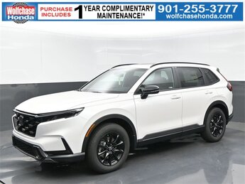 2026 Platinum White Pearl Honda CR-V Hybrid Sport 2.0L I4 DOHC 16V Engine AWD SUV 4 Door