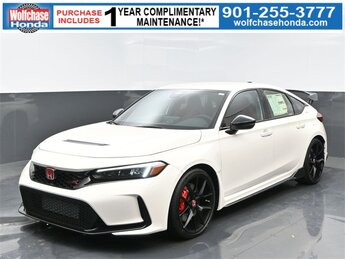 2025 Championship White Honda Civic Type R Base FWD 2.0L I4 Turbocharged DOHC 16V LEV3-ULEV50 315hp Engine Hatchback Manual