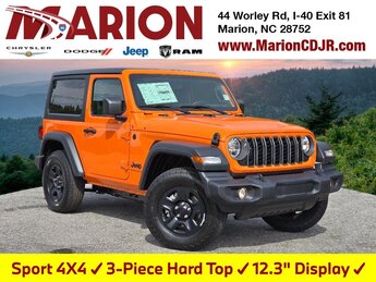 2025 Jeep Wrangler Sport 4X4 2.0L I4 DOHC Engine SUV