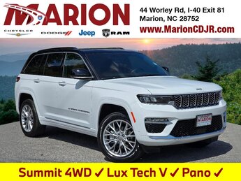 2025 Bright White Clearcoat Jeep Grand Cherokee Summit Automatic 3.6L V6 24V VVT Engine SUV