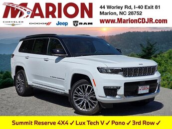 2025 Bright White Clearcoat Jeep Grand Cherokee L Summit 3.6L V6 24V VVT Engine 4 Door Automatic SUV