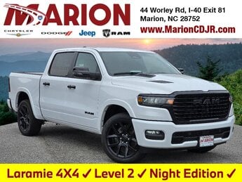 2025 Bright White Clearcoat Ram 1500 Laramie 4X4 Truck 4 Door Automatic 3.0L I6 Engine