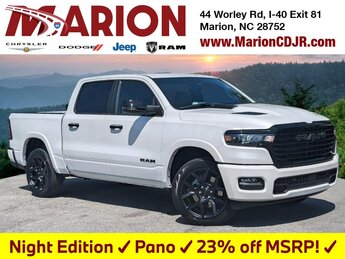 2025 Ivory White Tri-Coat Pearlcoat Ram 1500 Laramie 3.0L I6 Engine Automatic 4X4 4 Door Truck