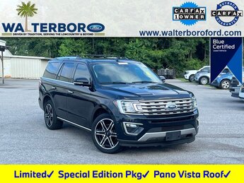 2021 Agate Black Metallic Ford Expedition Limited 4 Door Automatic EcoBoost 3.5L V6 GTDi DOHC 24V Twin Turbocharged Engine SUV RWD