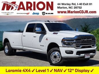 2025 Bright White Clearcoat Ram 3500 Laramie 4 Door 4X4 Automatic 6.7L I6 Engine Truck