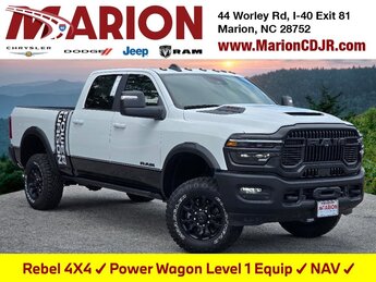 2025 Bright White Clearcoat Ram 2500 Rebel 4X4 Automatic 4 Door 6.4L V8 Engine