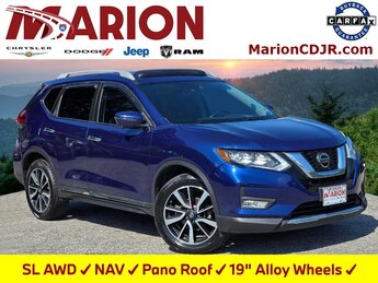 2019 Caspian Blue Metallic Nissan Rogue SL AWD 2.5L I4 DOHC 16V Engine 4 Door SUV