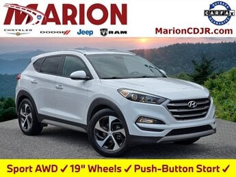 2017 Dazzling White Hyundai Tucson Sport SUV 1.6L I4 DGI Turbocharged DOHC 16V ULEV II 175hp Engine Automatic