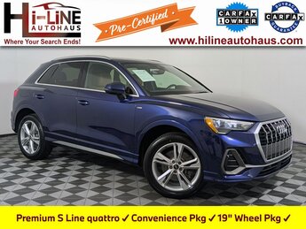 2022 Navarra Blue Metallic Audi Q3 Premium AWD Automatic 2.0L 4-Cylinder TFSI Engine SUV 4 Door