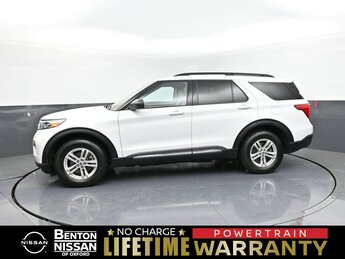 2023 Oxford White Ford Explorer XLT Automatic 2.3L EcoBoost I-4 Engine SUV 4 Door