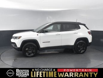 2023 Bright White Clearcoat Jeep Compass Trailhawk Automatic 4 Door 4X4 SUV
