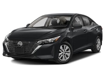 2025 Super Black Nissan Sentra S Automatic (CVT) 2.0L I4 DOHC Engine FWD Car 4 Door