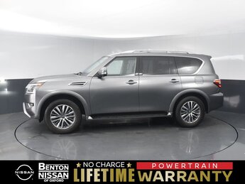 2024 Gun Metallic Nissan Armada SL RWD 4 Door Automatic SUV 5.6L V8 DOHC 32V LEV3-ULEV125 400hp Engine
