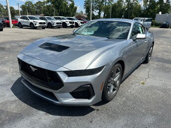 2025 Iconic Silver Metallic Ford Mustang Car Automatic 5.0L V8 Ti-VCT Engine RWD