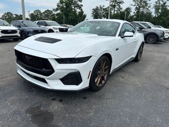 2025 Oxford White Ford Mustang GT Premium RWD 5.0L V8 Ti-VCT Engine Automatic Car 2 Door