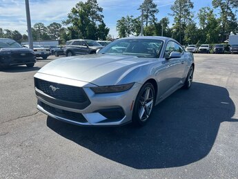 2025 Iconic Silver Metallic Ford Mustang EcoBoost Premium EcoBoost 2.3L I4 GTDi DOHC Turbocharged VCT Engine RWD 2 Door Automatic Car