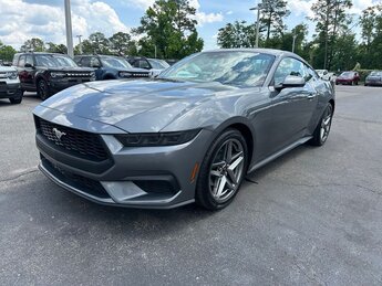 2025 Carbonized Gray Metallic Ford Mustang EcoBoost Premium EcoBoost 2.3L I4 GTDi DOHC Turbocharged VCT Engine Car RWD Automatic