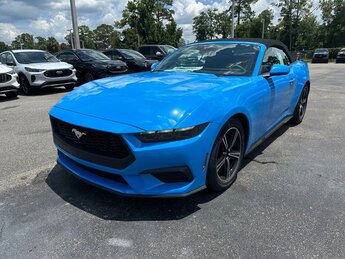 2025 Grabber Blue Metallic Ford Mustang EcoBoost Premium Convertible Automatic RWD 2 Door