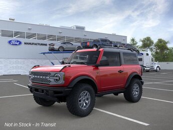 2025 Ruby Red Metallic Tinted Clearcoat Ford Bronco Badlands Automatic 2.3L EcoBoost I-4 Engine 2 Door