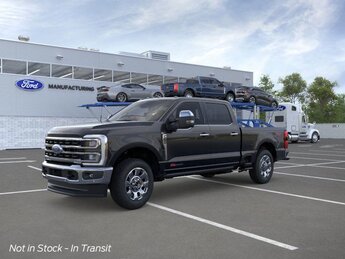 2025 Agate Black Metallic Ford Super Duty F-250 SRW King Ranch Truck 6.7L High Output Power Stroke V8 Diesel Engine 4X4